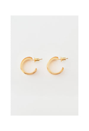 Mini Wave Earrings (gold)